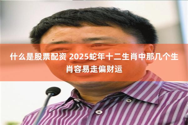 什么是股票配资 2025蛇年十二生肖中那几个生肖容易走偏财运