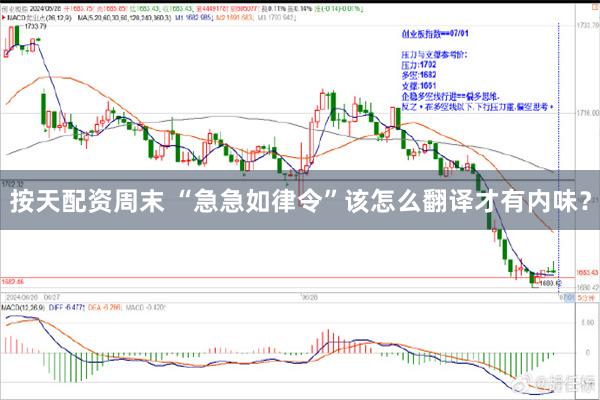 按天配资周末 “急急如律令”该怎么翻译才有内味？