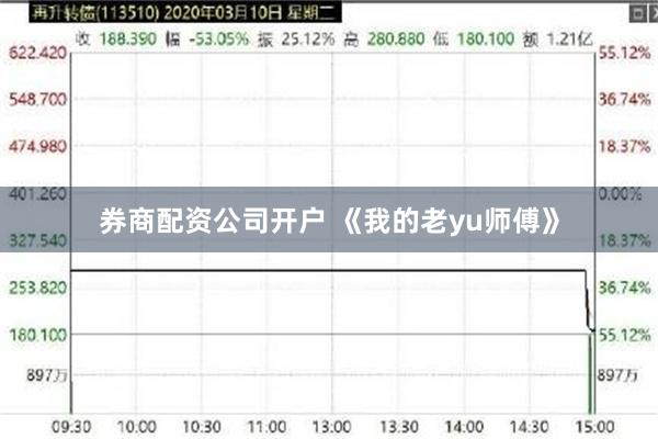 券商配资公司开户 《我的老yu师傅》