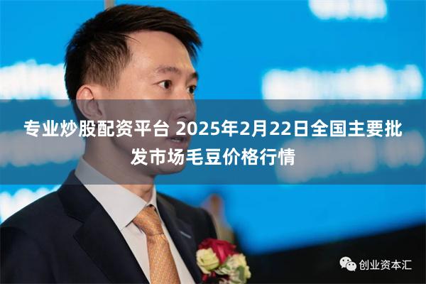 专业炒股配资平台 2025年2月22日全国主要批发市场毛豆价格行情